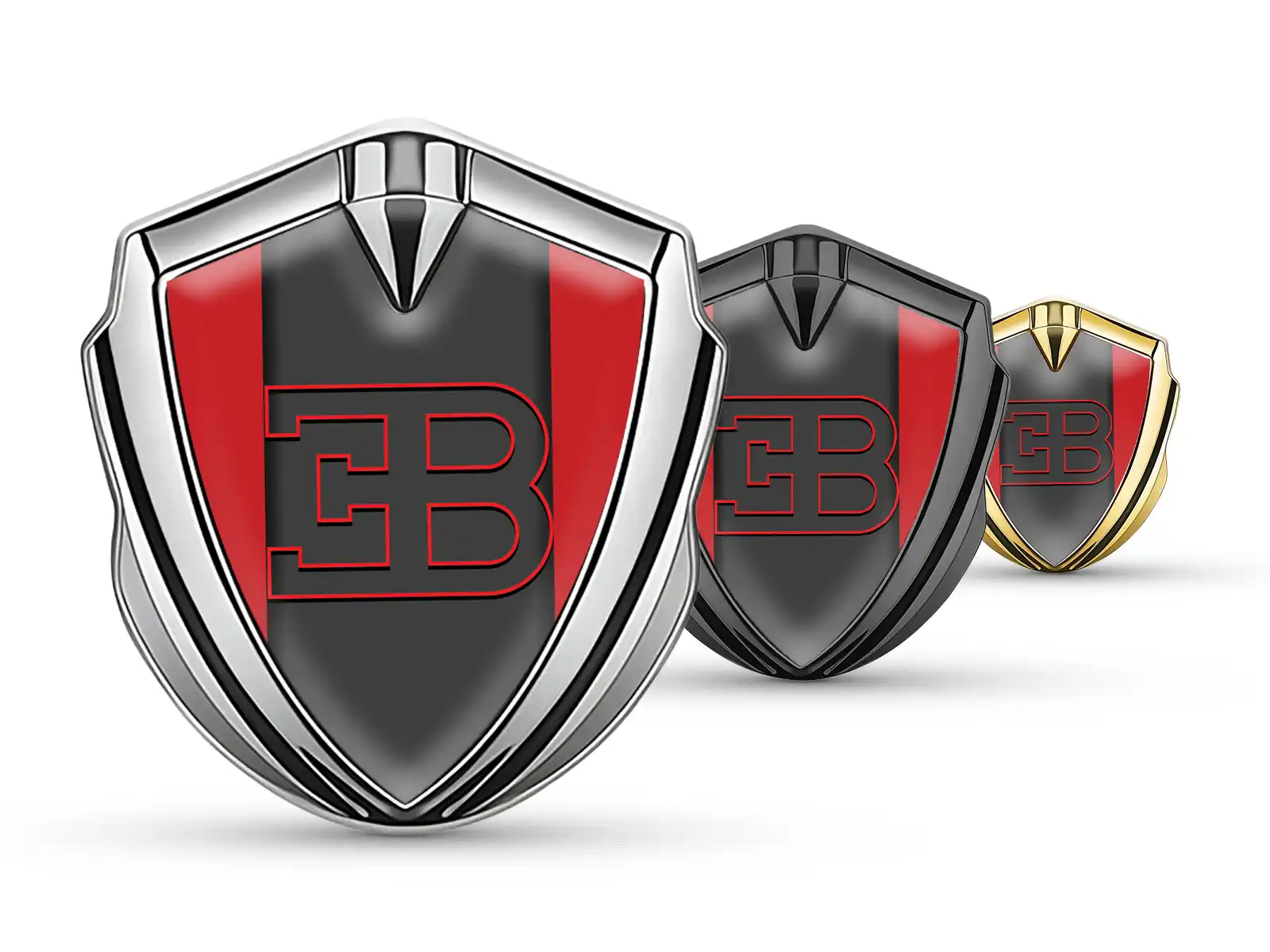 Bugatti Metal Abovedado Emblema Limitada Edición Suprema